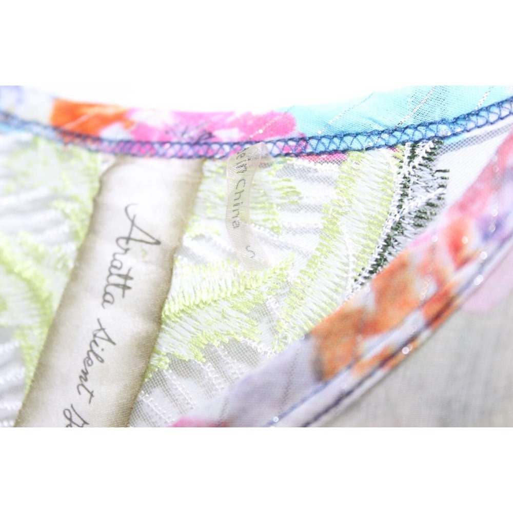 NWT Aratta Silent Journey Aurora Tunic Ombre Floral Embroidered Small H14392 - Picture 8 of 16